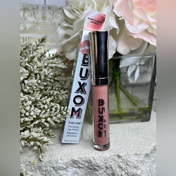 NIB - Buxom - Full-On Plumping Lip Polish Gloss - White Russian Sparkle - Picture 1 of 4